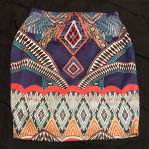Forever 21 Aztec skirt 3X